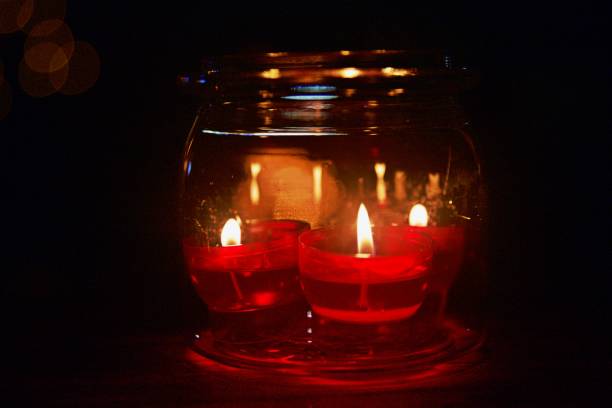 istock burning candles in spiritual environment 1337898073