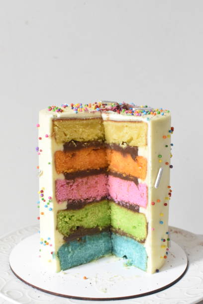 istock Colorful cake. Unicorns 1337898958