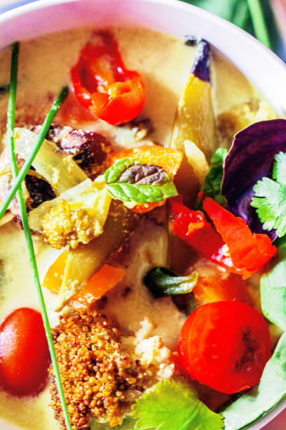 istock Homemade Vegan Tom Kha Thai Soup 1337904933