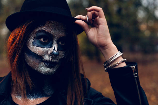 istock Woman Celebrating Halloween 1337906431