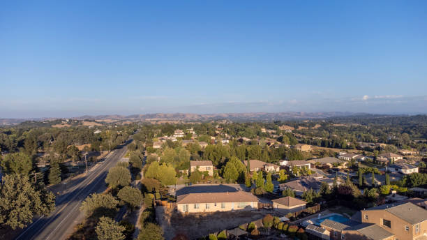 istock Aerial View Small Town 1337909184