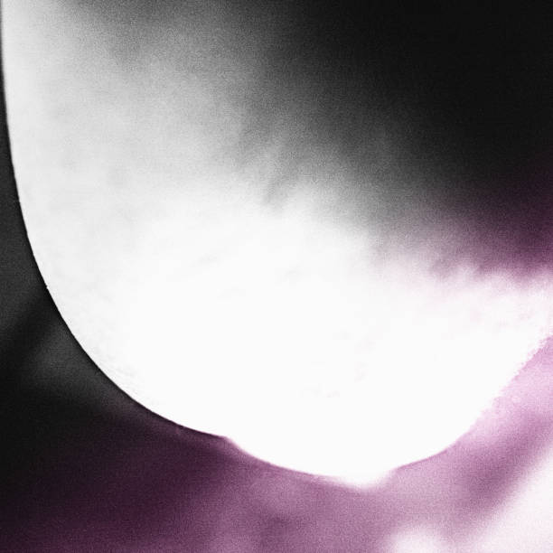 istock Abstract glowing circle with black and purple shadows. 1337911737