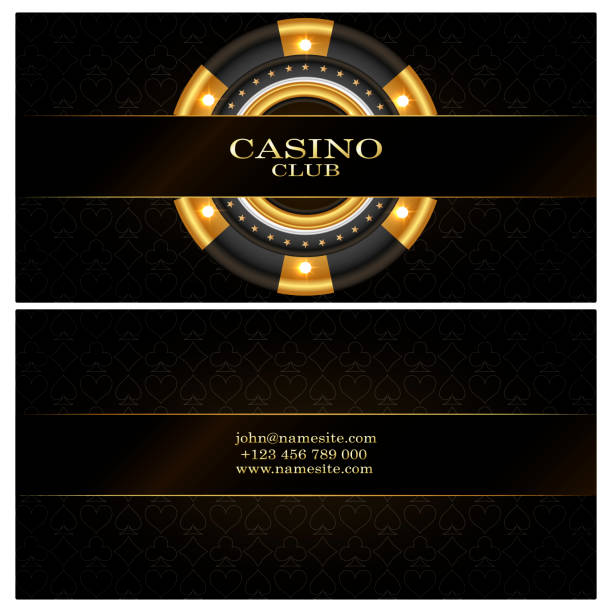 골든 고유 의 vip 카드 카지노 디자인 - gambling chip poker casino ace stock illustrations