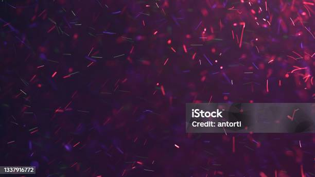 Color Particles Stock Photo - Download Image Now