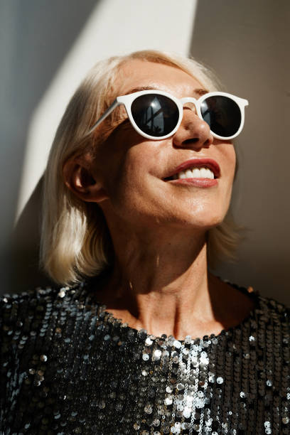 istock Glamorous Senior Woman Smiling 1337921759