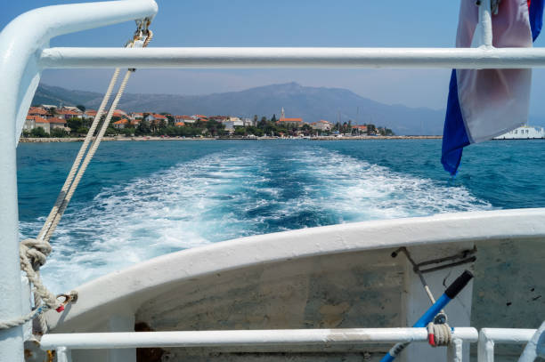 istock Croatia, Orebic view from ferry 1337933602