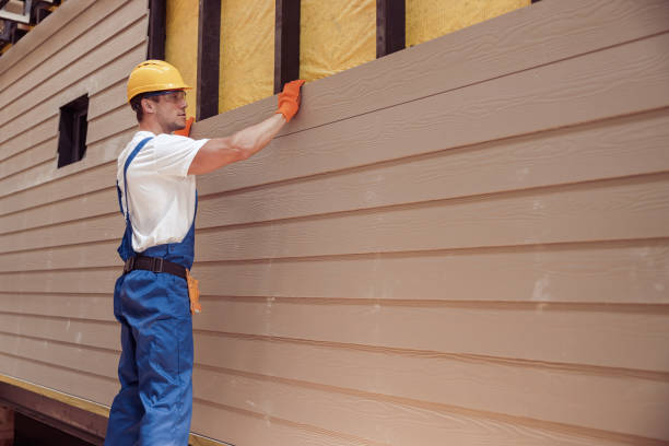 istock Male worker building house at construction site 1337943592