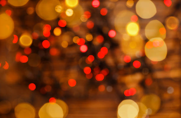 istock Abstract holiday background. Beautiful shiny Christmas lights. 1337977343