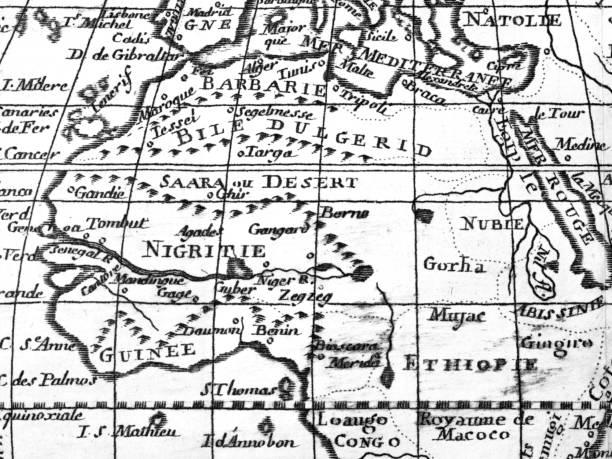 istock Antique world map, Africa 1337982644