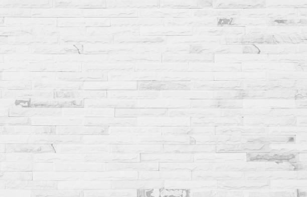 istock White grunge brick wall texture background for stone tile block painted in grey light color wallpaper modern interior and exterior and room backdrop design 1337988965