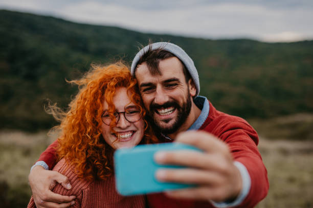 istock Hiking and selfie time 1337994437