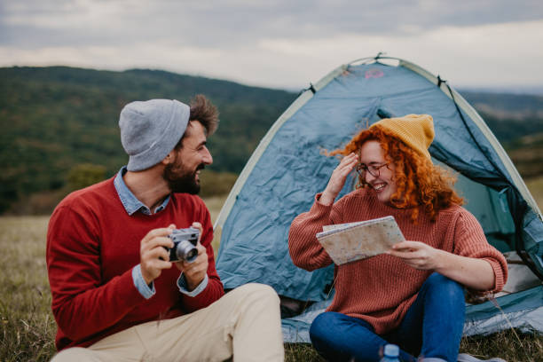 istock Having a date on a top of the hills 1337995460