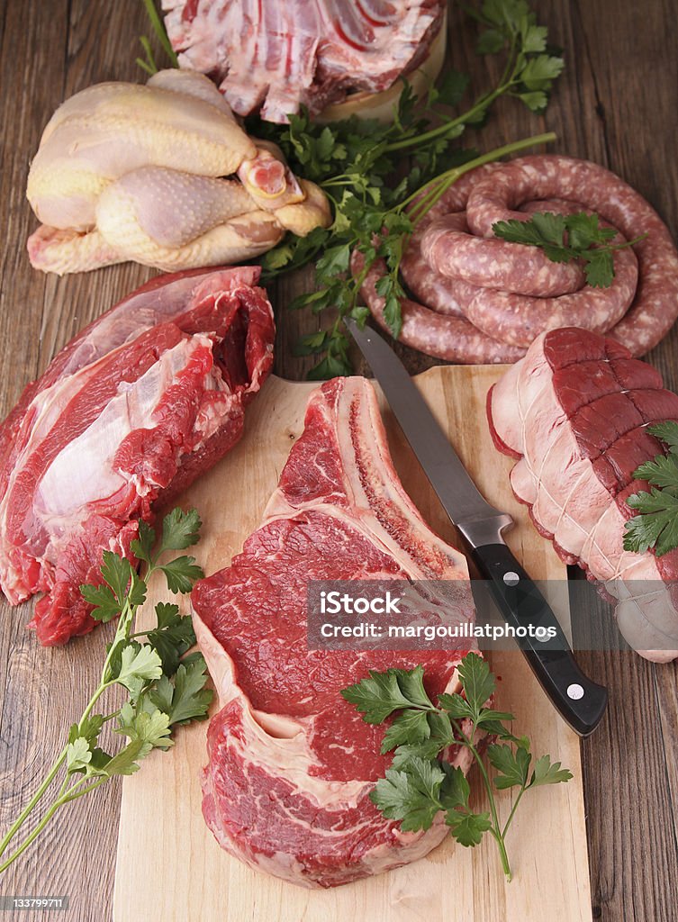 Carne cruda - Foto stock royalty-free di Agnello - Carne