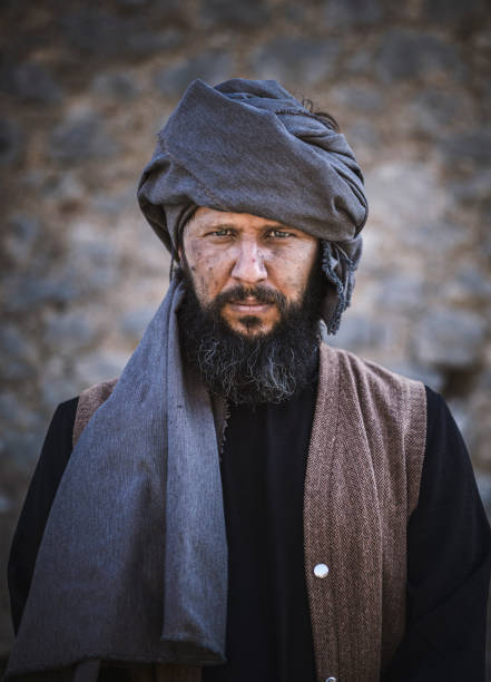istock Refugee man portrait in the farm 1337997418