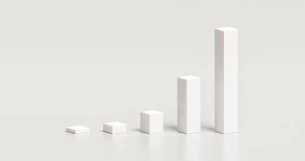 istock White graph chart 3d illustration design element of business presentation diagram graphic concept isolated on white background with blank growth infographic data icon report and modern symbol. 1337999184