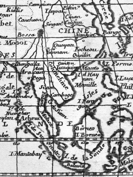 istock Antique world map, Southeast Asia 1337999752