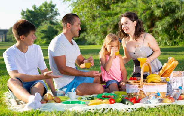 istock Friendly family at picnic 1338011927