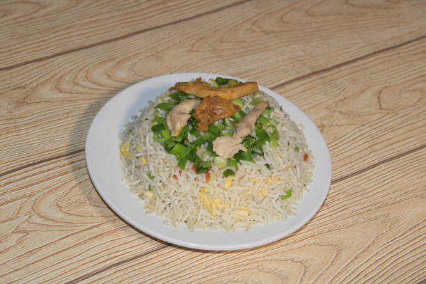 istock Fried rice with sea food 1338012866