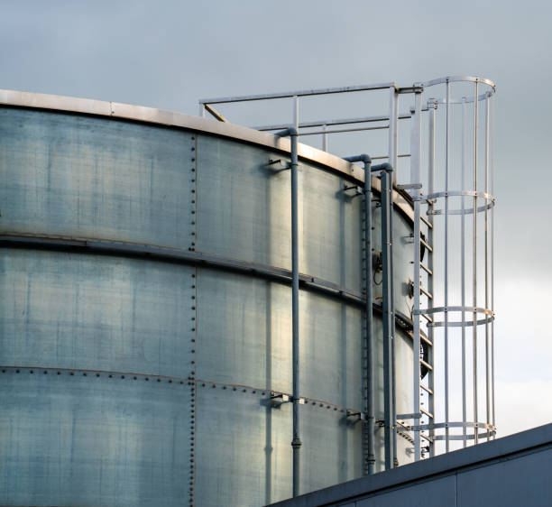 istock Detail of a industrial fluid container 1338034857