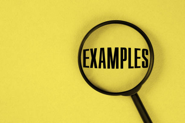 istock The word EXAMPLE is written on a magnifier on a yellow background. 1338037187