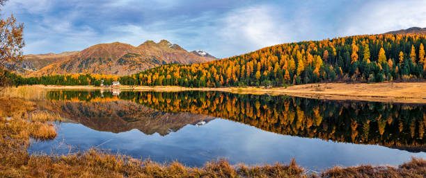istock Switzerland in the Engadine at Lake Staz 1338038483