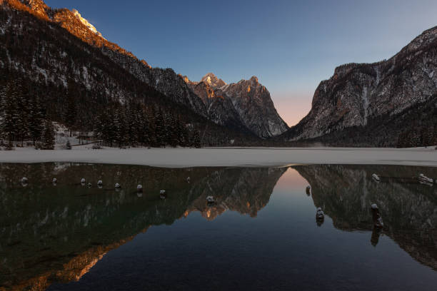 istock Lake Dobbiaco, Toblacher See in Itlaien 1338040197