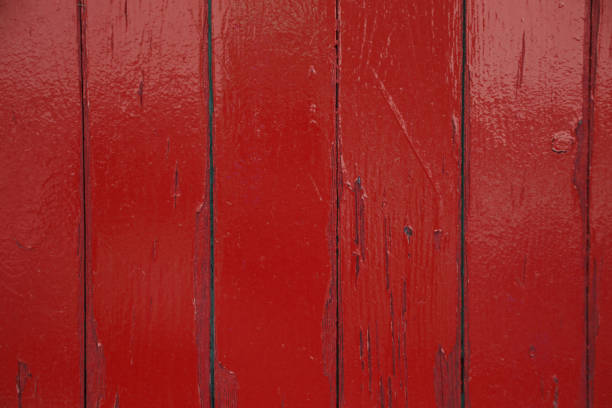 istock Red wooden planks background 1338046602