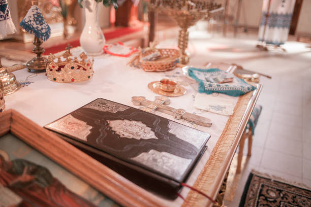 istock Orthodox Church wedding paraphernalia 1338048908