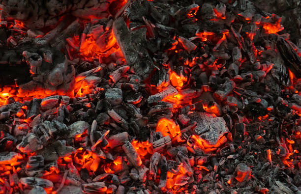 istock burning charcoal in the background 1338052993