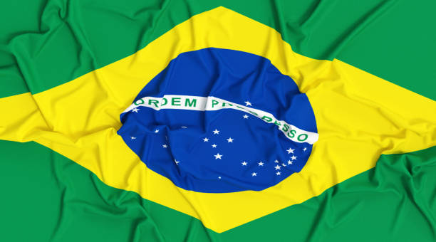 istock Flag of Brazil. 1338054380