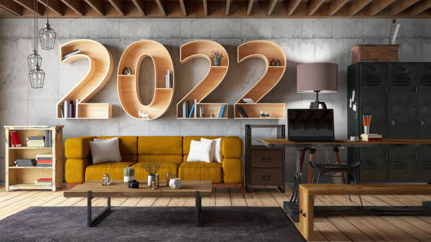 istock 2022 BookShelf with Cozy Interior 1338056784