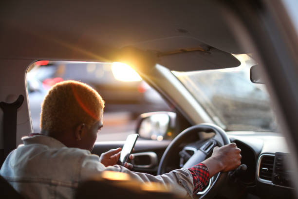 istock Car sharing service driver waiting for his passenger. 1338071595