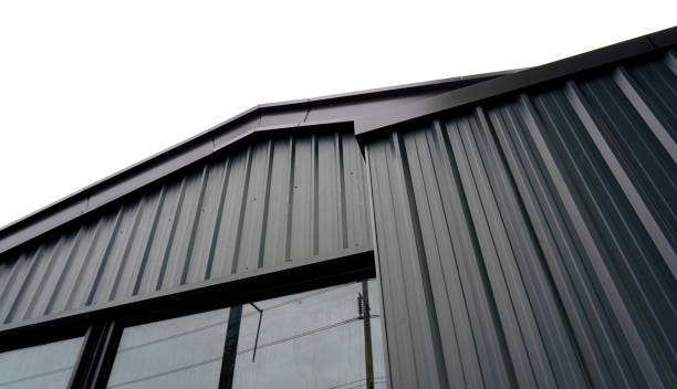 istock Metal sheet for industrial roof 1338072257