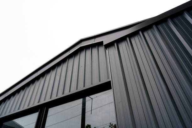 istock Metal sheet for industrial roof 1338072271