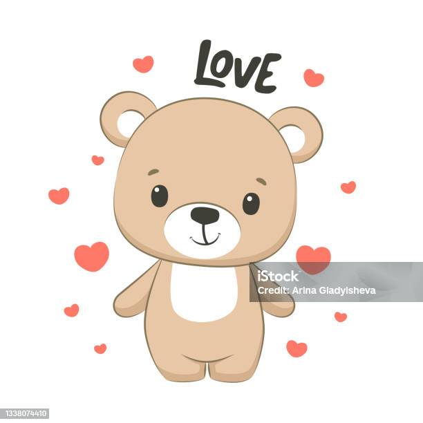 Cute Baby Bear With Hearts And Phrase Love Vector Illustration Stock Illustration - Download Image Now - iStock Cute Baby Bear With Hearts And Phrase Love Vector Illustration Stock Illustration - Download Image Now - iStock