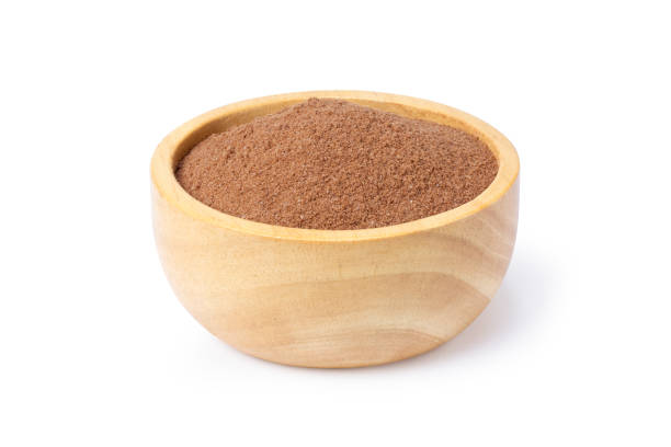 cacao en polvo - cinnamon ground spice single object fotografías e imágenes de stock