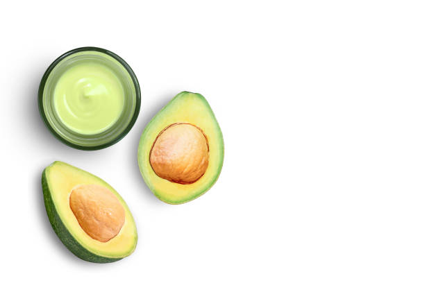 istock Avocado beauty skin care cream 1338077562