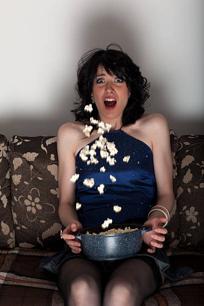 istock woman has watched something surprising on tv 133807967