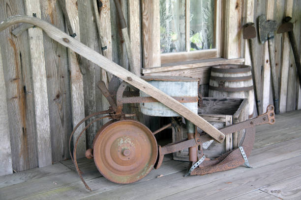 istock VINTAGE FARM MACHINERY 1338081210