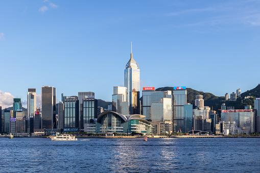 General view of Hong Kong Skyline.