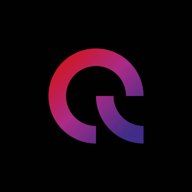 Letter Q element logo template vector illustration design Letter Q element logo template vector illustration design letter q stock illustrations
