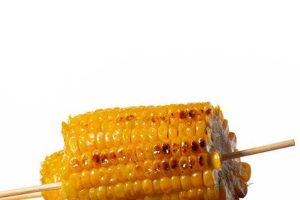 istock cobs of sweet boiled and gil-fried corn isolated on white background 1338095361