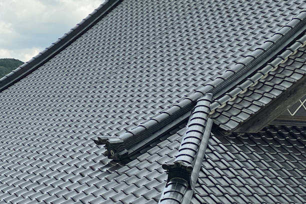 istock Japanese roof tiles 1338099915