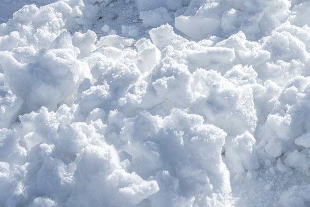 istock Snow on the ground as background or texture 1338108734