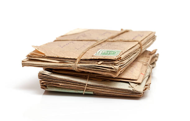 istock Heap of vintage letters 133811783