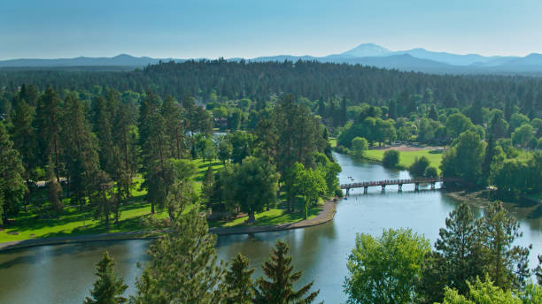 istock Deschutes River in Bend - Aerial 1338118574