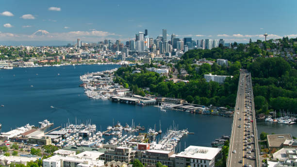 istock Aurora Bridge with View of Downtown Seattle 1338118627
