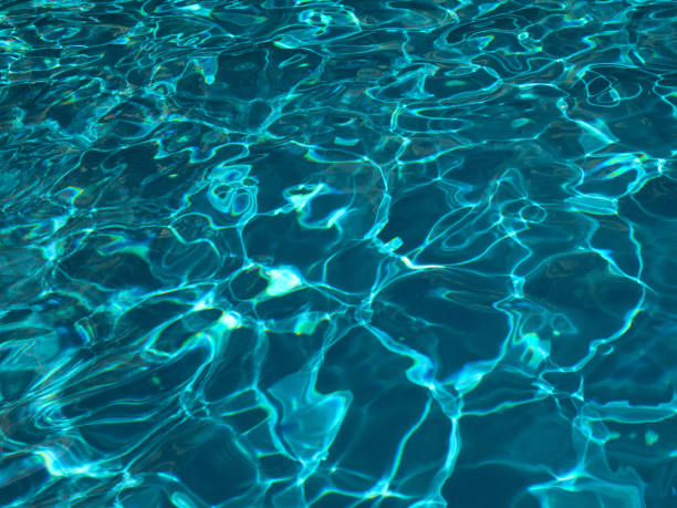 istock Abstract blue texture of swimming pool water 1338138588