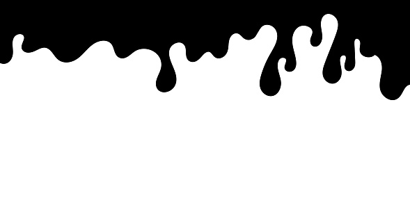 Drip Of Oil Sauce Or Paint Isolated On White Background Black Slime Drips  Over A White Background Stock Illustration - Download Image Now - iStock