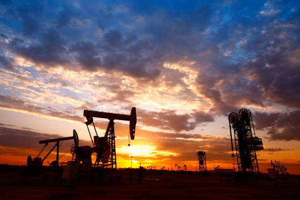 istock The oil pump, industrial equipment 1338145583